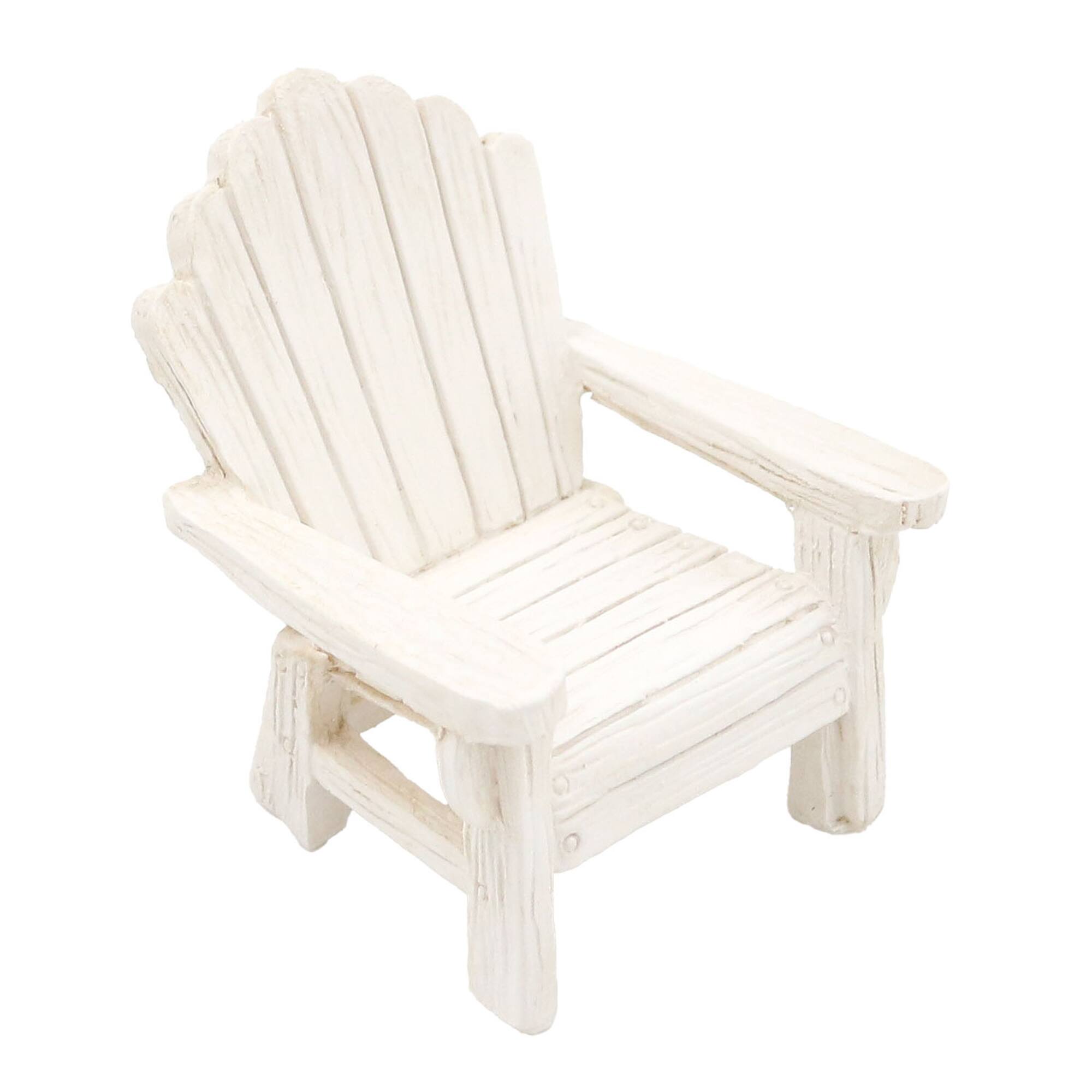 Mini White Adirondack Chair Decoration by Ashland®